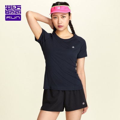 女子跑步竞速短袖透气吸汗马拉松T恤